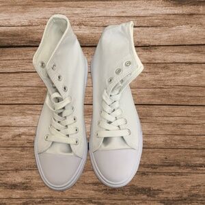 High Top Canvas Sneakers